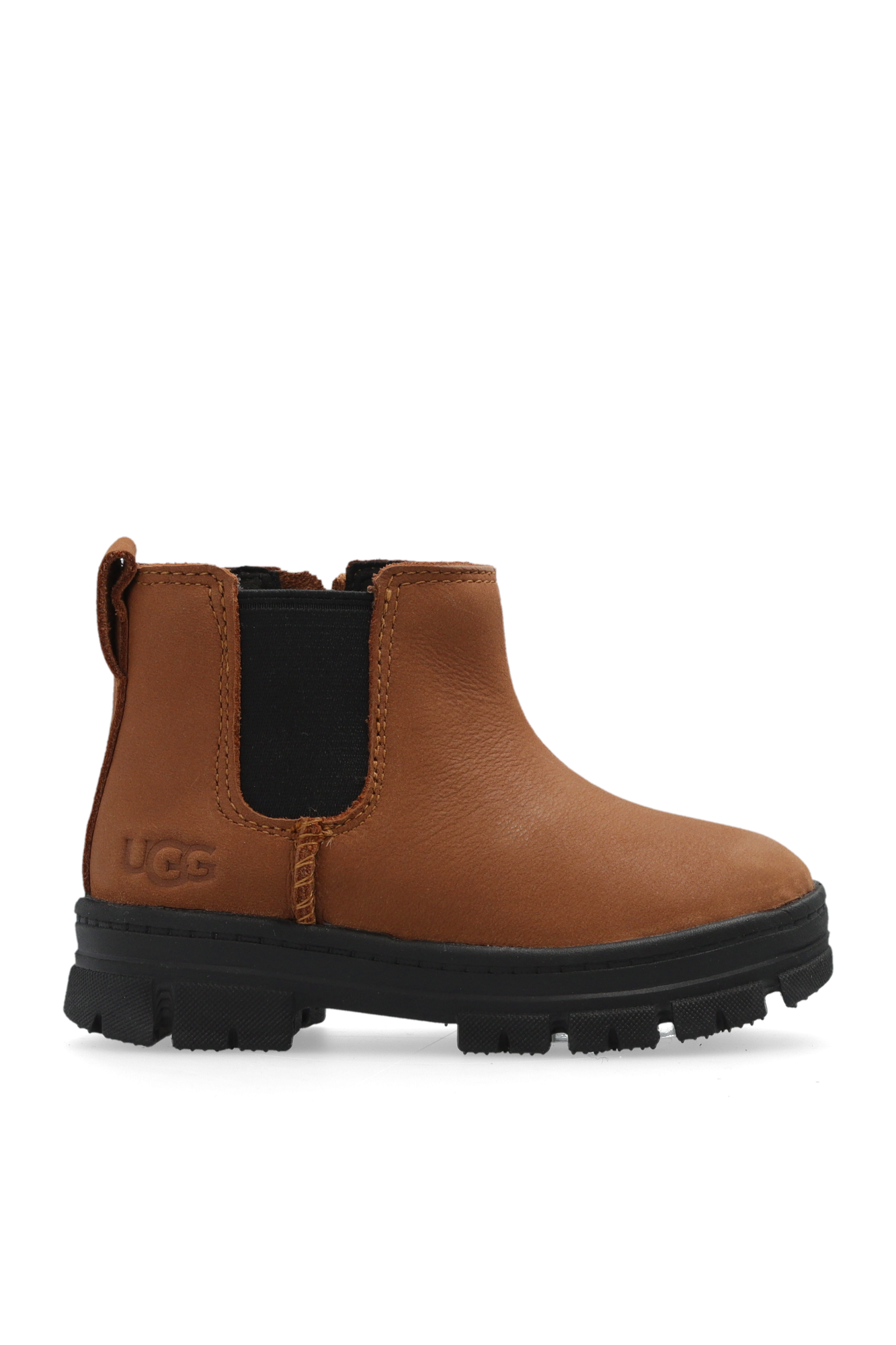 Ugg brown leather outlet ankle boots